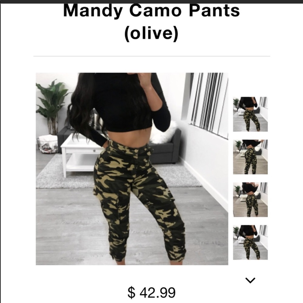 Camo pants NEW